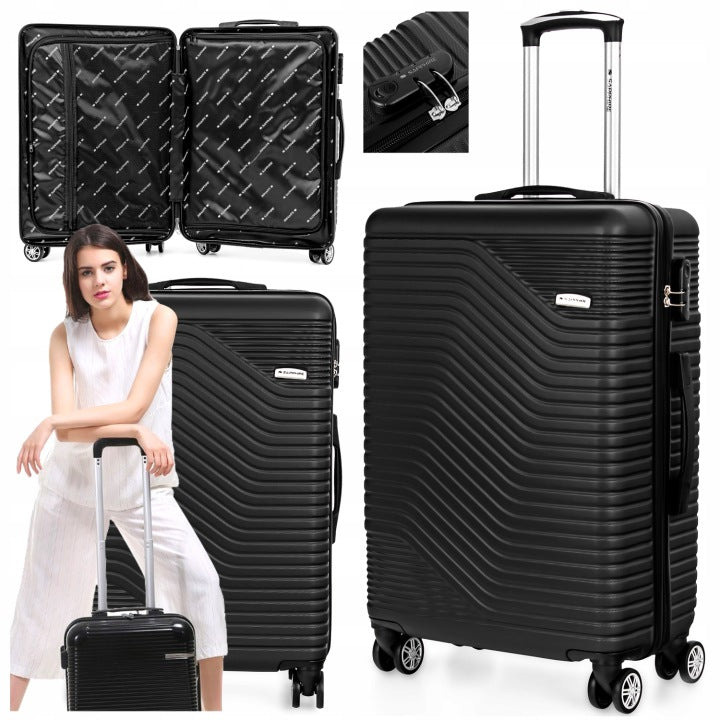Duża walizka Sapphire Duo XXL z ABS-u i zamkiem szyfrowym