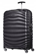 Samsonite Lite-Shock duża czarna walizka 75 cm 98 l