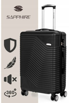 Duża walizka Sapphire Duo XXL z ABS-u i zamkiem szyfrowym