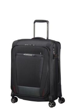 Samsonite Pro-DLX 5 czarna kabinowa walizka poszerzana 55 cm