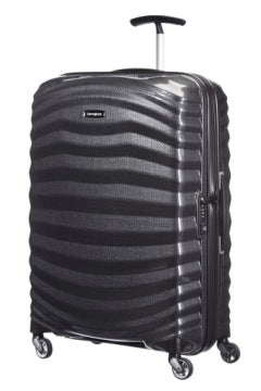 Samsonite Lite-Shock średnia czarna walizka 69 cm 73 l
