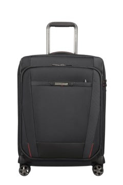 Samsonite Pro-DLX 5 czarna kabinowa walizka poszerzana 55 cm