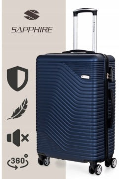 Średnia walizka Sapphire Duo XL z ABS-u i zamkiem szyfrowym
