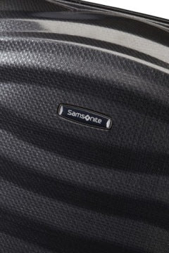 Samsonite Lite-Shock średnia czarna walizka 69 cm 73 l
