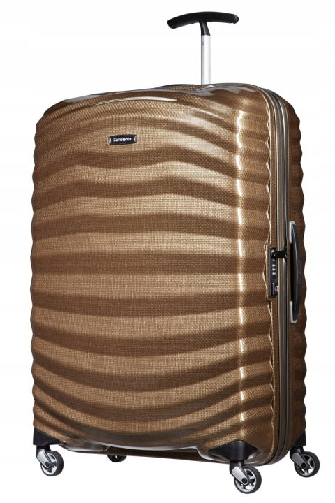 Samsonite Lite-Shock duża twarda walizka 75 cm 98 l Sand